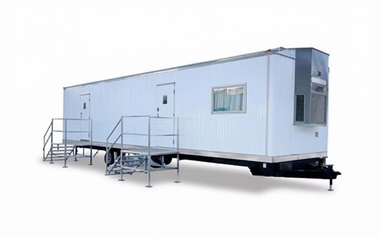 our office trailers come equipped with hvac systems for comfort